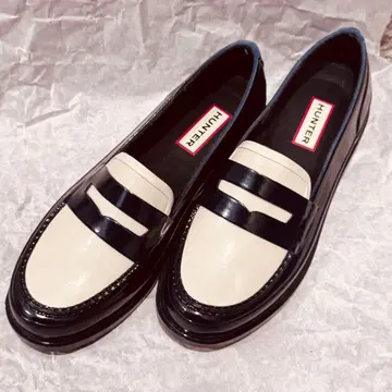 HUNTER 로퍼 레인 슈즈