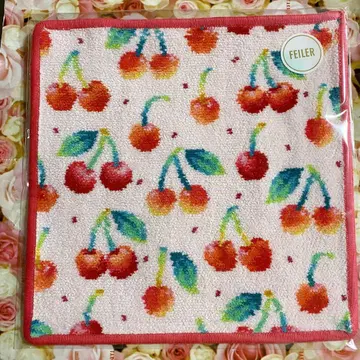 페이러 체리 도트 손수건 WEB 한정 컬러 새상품