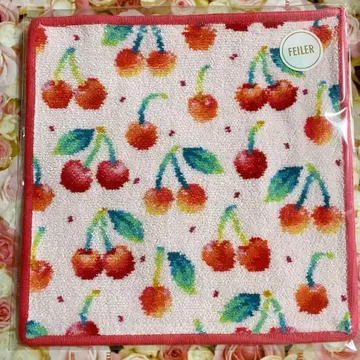 페이러 체리 도트 손수건 WEB 한정 컬러 새상품