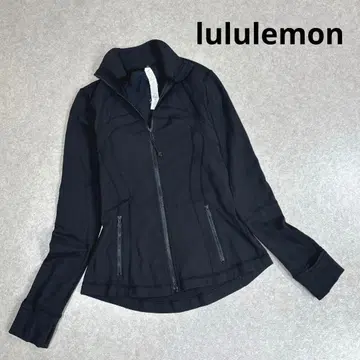 룰루레몬 풀 집업 자켓 블랙