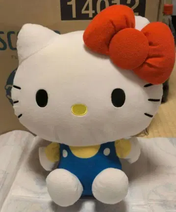 헬로키티 봉제 인형 약 30cm