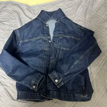 다크 네이비 데님 자켓 GU