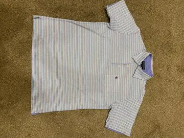 THE SCOTCH HOUSE 스트라이프 피케 셔츠 L