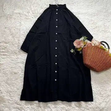 미사용 cloud nine 클라우드나인 원피스 코튼 블랙