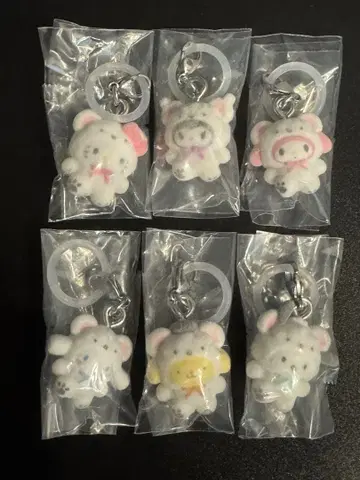 산리오 캐릭터즈 메지루시 액세서리 포근포근 스노우 풀컴프