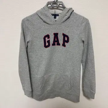 GAP 그레이 후드티 stretch 속기모