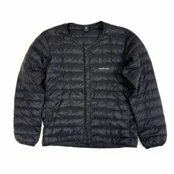 몽벨 스페리오 다운 라운드넥 자켓 가디건 블랙 M