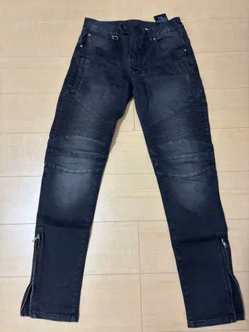 안티비스크 데님 팬츠 블랙