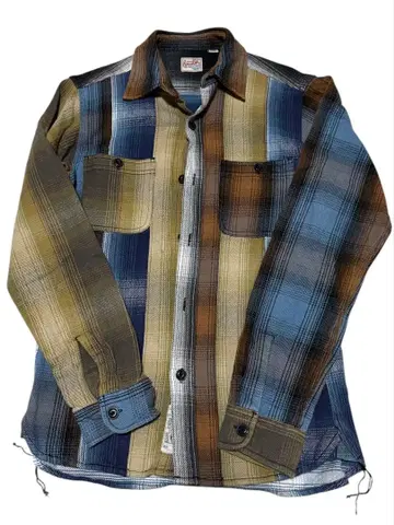 Houston 체크 무늬 플란넬 셔츠 L