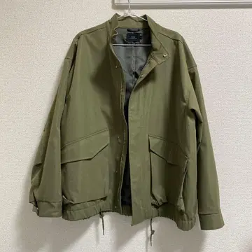 SLICK 숏 블루종 밀리터리 모즈