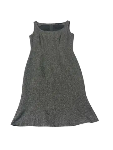 e221 ANAYI 그레이 슬리브리스 플레어 원피스