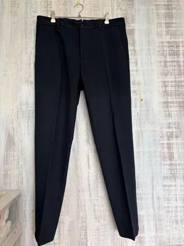 네이비 로우라이즈 슬랙스 48