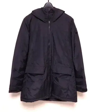 아디다스 블랙 충전솜 퀼팅 코트 OT