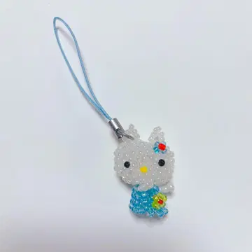 [레어] 헬로키티 헤이세이 레트로 비즈 스트랩 참 레어