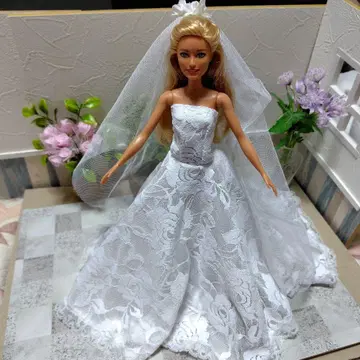 바비 웨딩 드레스 세트