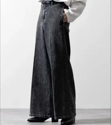 [ CLEL ] 빈티지 디자인 플레어 데님 팬츠