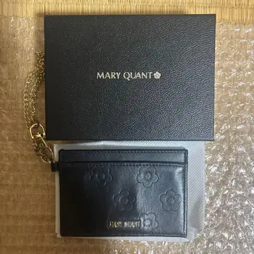 MARY QUANT 블랙 카드 케이스