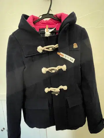 FRANKLIN MARSHALL 더플 코트 네이비/핑크