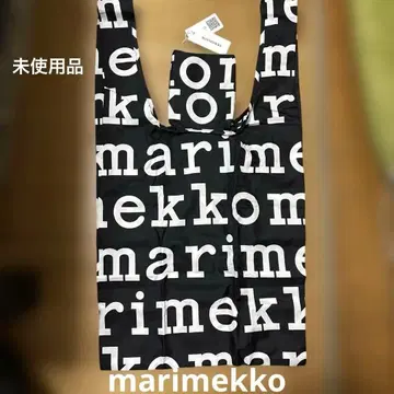 새상품 marimekko 마리메꼬 로고 프린트 에코백 스마트백