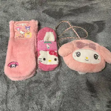 마이멜로디 헬로키티 삭스&백 세트