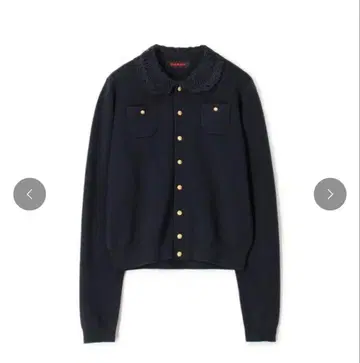 CABaN 코튼 캐시미어 레이스 콤비 포켓 가디건