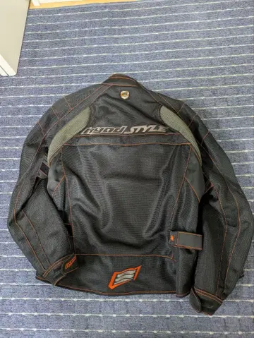 HYOD 메쉬 자켓 블랙/오렌지