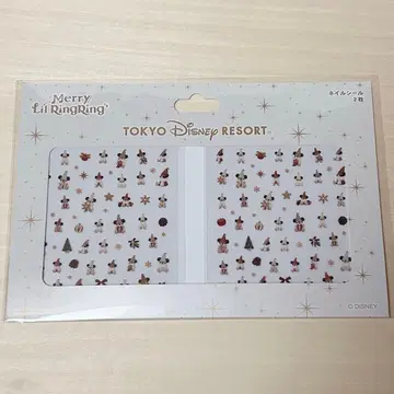 디즈니 2025 크리스마스 리루린린 네일씰