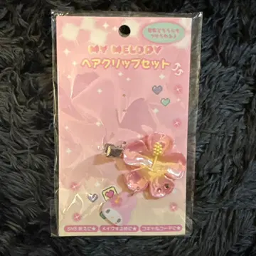 마이멜로디 헤이세이 갸루 앞머리 클립 산리오 하이비스커스