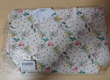 PINKHOUSE 꽃무늬 토트백 아이보리