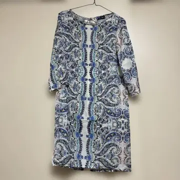 Sinequanone 페이즐리 무늬 긴팔 원피스 시네카논