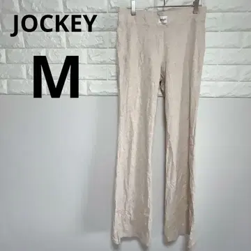 [ JOCKEY ] M 슬림핏 팬츠 베이지 오가닉 코튼