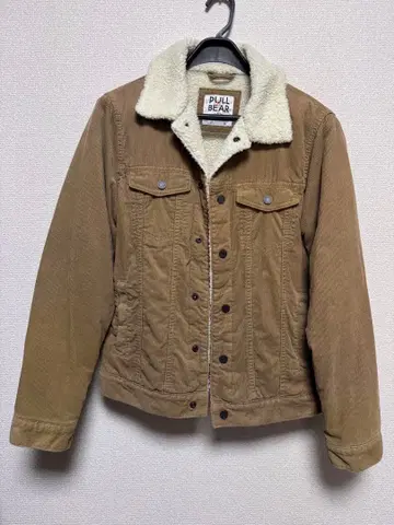 PULL&BEAR 코듀로이 보아 옷깃 자켓