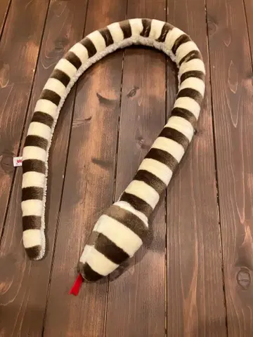 AURORA 스트라이프 뱀 봉제 인형 우에노 동물원 시마뱀 귀여운