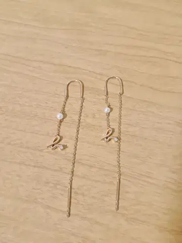 [ 가격 인하 ] 새상품 에네스베 골드 아메리칸 귀걸이