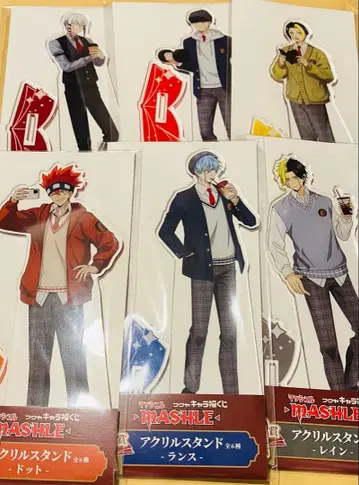 매쉬루 캐릭터 복권 D상 아크릴 스탠드 전 6종