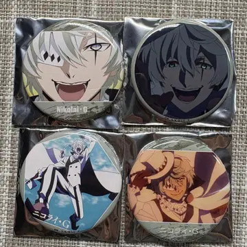 문호 스트레이독스 니콜라이 고고리 캔뱃지 세트