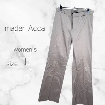 새상품급 새상품 마더아카 스트레치 와이드 팬츠 베이지 하이웨스트 (2)