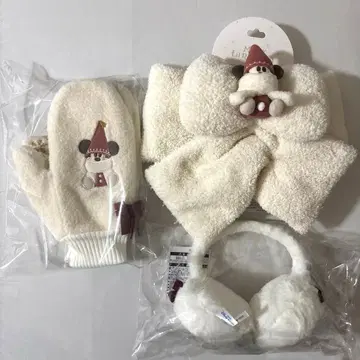 디즈니 크리스마스 2025 머플러 미튼 귀도리 리루린린