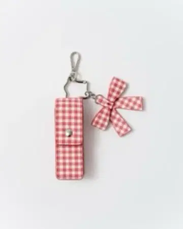 poppy Charm 립 케이스 깅엄 새상품