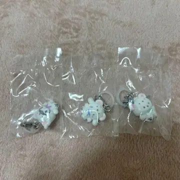 산리오 캐릭터즈 메지루시 액세서리 폭신폭신 스노우 3종 세트