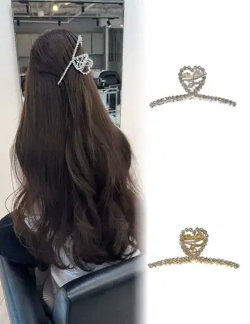 루미뇽 헤어 클립 실버