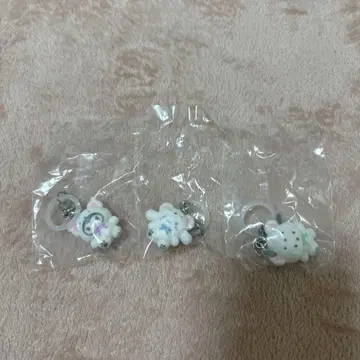 산리오 캐릭터즈 메지루시 액세서리 후와후와 스노우 3세트