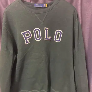 POLO 다크 그린 크루넥 트레이닝복