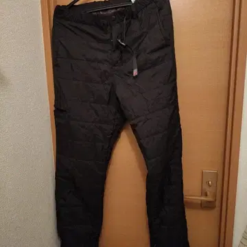 워크맨 블랙 퀼팅 보온 팬츠 즉시 구매