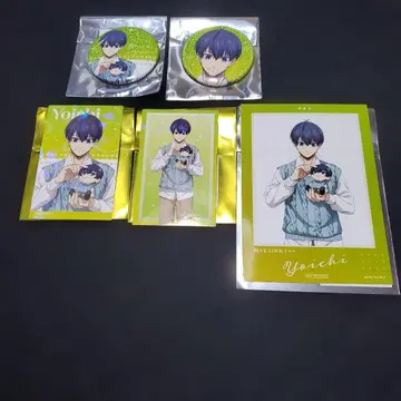 블루 록 마루이 껴안기 캔뱃지 카드 특전 브로마이드 이사기 요이치