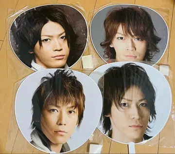 카메나시 카즈야 부채 4장 & 사진 세트 KAT-TUN