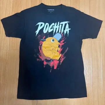 포치타 T셔츠 M 사이즈 블랙 체인소 맨 레어