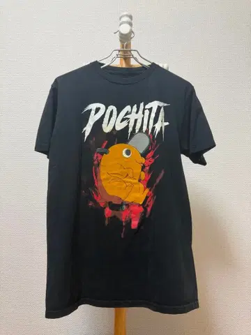 포치타 T셔츠 M 사이즈 블랙 체인소 맨 레어