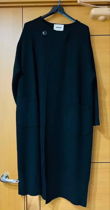 zucca 블랙 롱 코트