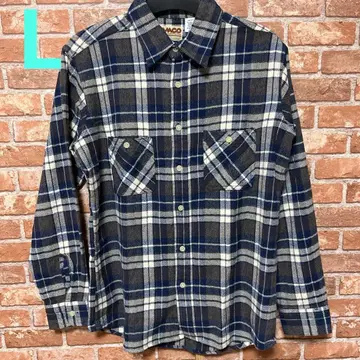 Camco 카무코 긴팔 라이트 플란넬 셔츠 워크 셔츠 새상품